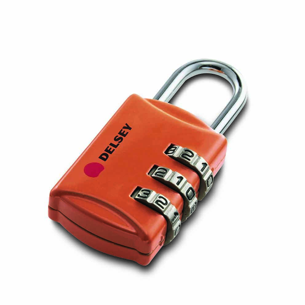 Delsey zámek na kufr 94319025 - oranžový