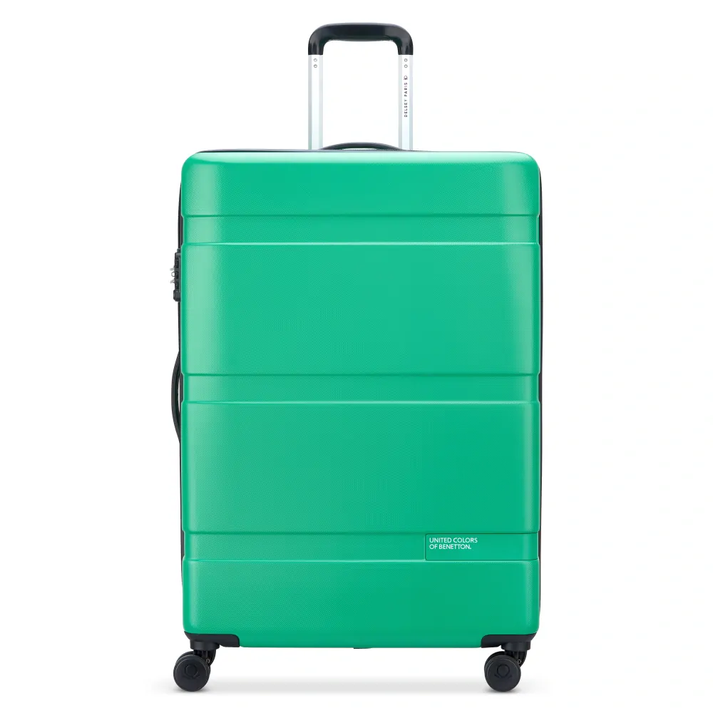 Cestovní kufr Delsey X Benetton NOW Hardside 76 cm 376282103 - zelený