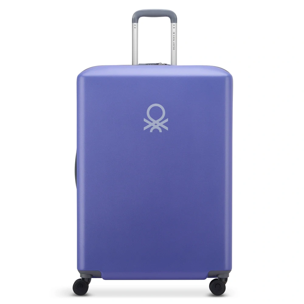 Cestovní kufr Delsey X Benetton UCB Hardside 76 cm 376882108 - fialovomodrý