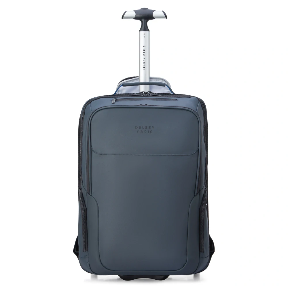 Batoh na kolečkách s trolley Delsey Parvis Plus 394465911 - antracitově šedý