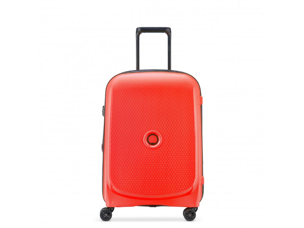 Kabinový kufr Delsey Belmont+ SLIM 55 cm 3861803-34 - oranžovočervený