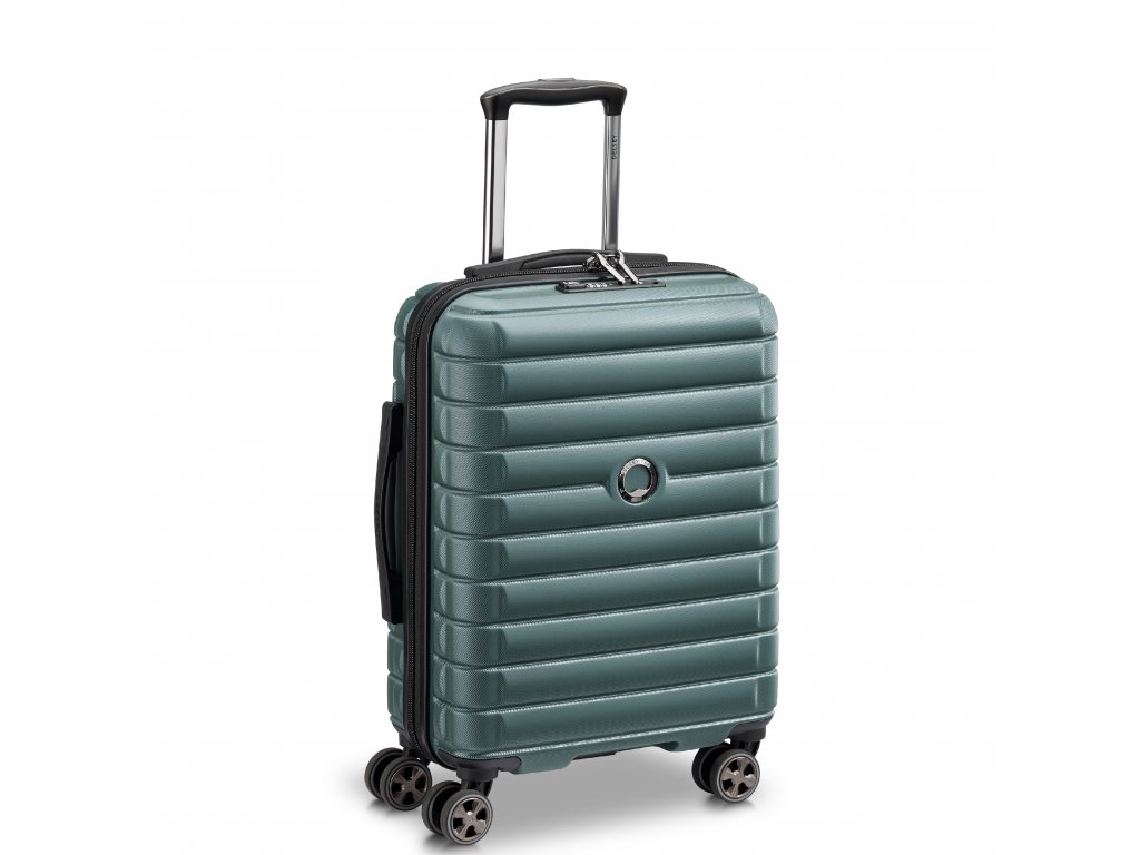 Kabinový kufr Delsey Shadow 5.0 SLIM 55 cm 287880303 - zelený