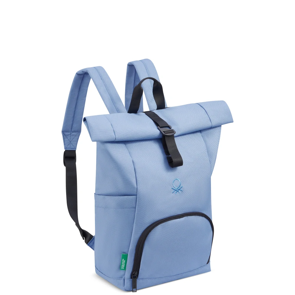 Rolovací batoh Delsey X Benetton BE 376361012 - světle modrý