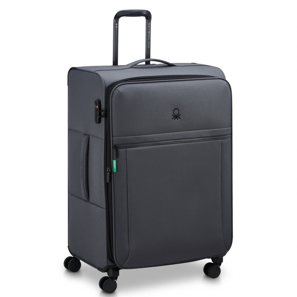 Cestovní kufr Delsey X Benetton BE 76 cm EXP 376382101 - šedý