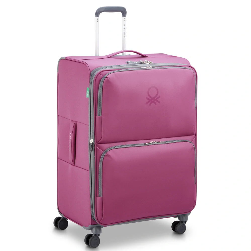 Cestovní kufr Delsey X Benetton UCB Softside 76 cm EXP 376782109 - vínový