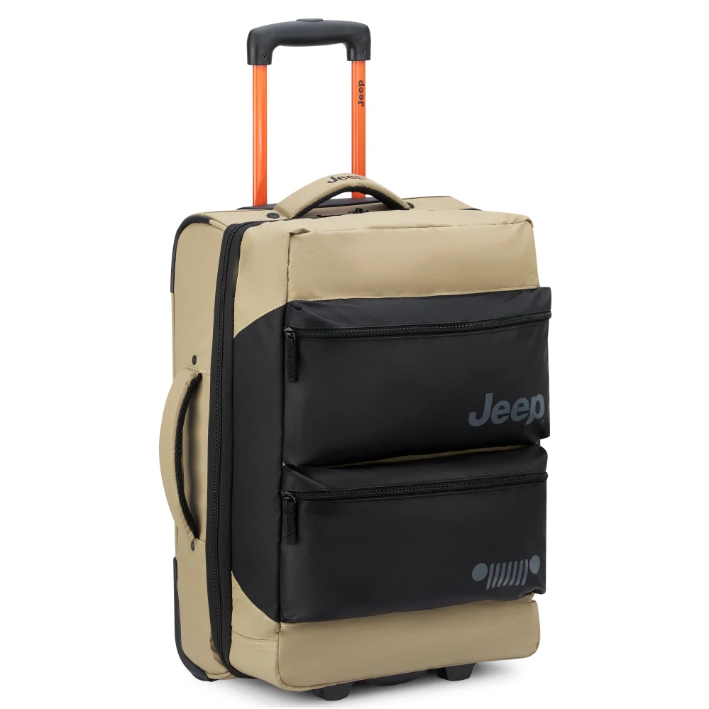 Cestovní taška na kolečkách Delsey X JEEP JS006B 55 cm 274021007 - béžová