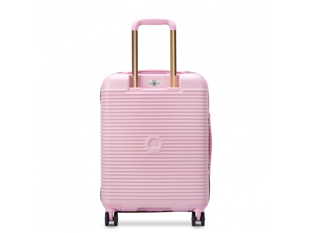 Kabinový kufr Delsey Freestyle SLIM 55 cm 385980309 - růžový