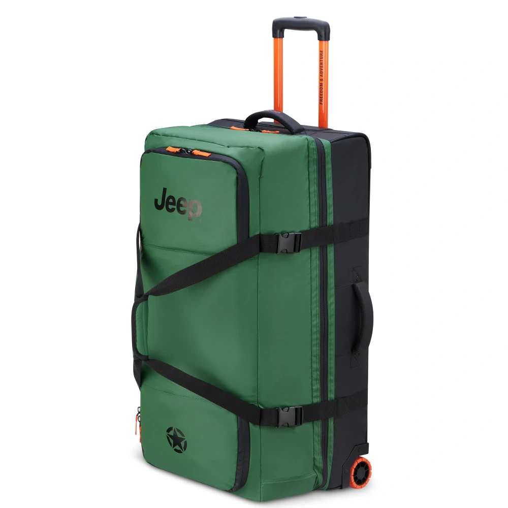 Cestovní taška na kolečkách Delsey X JEEP JS005A 82 cm 274326013 - zelená