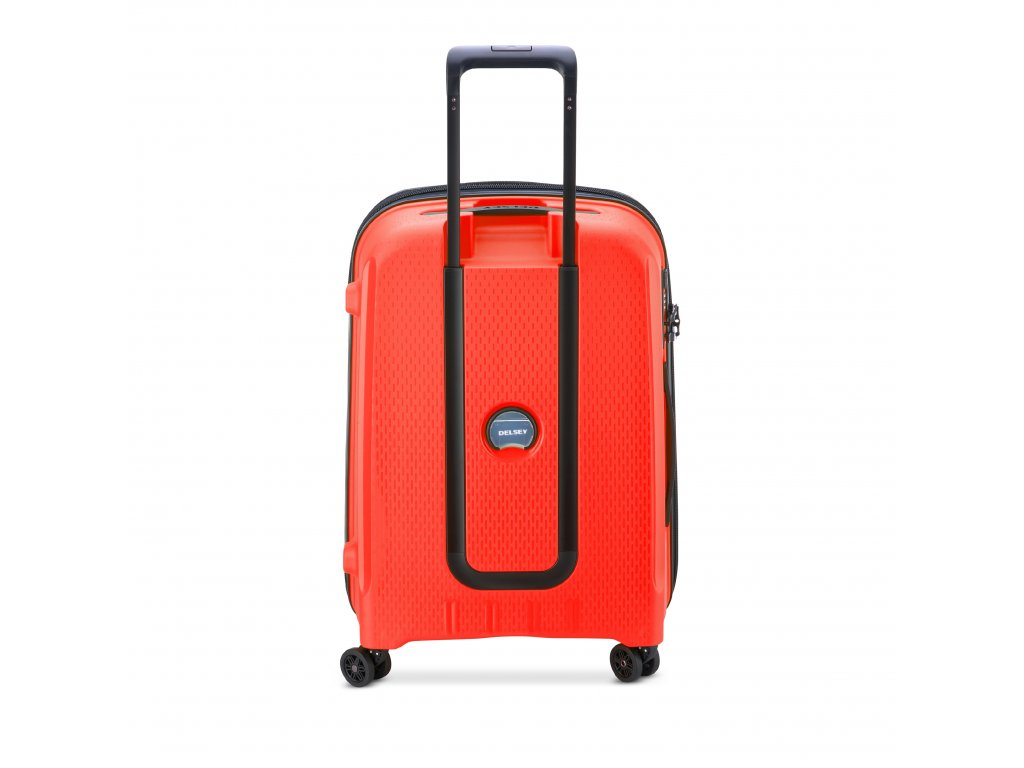 Kabinový kufr Delsey Belmont+ SLIM 55 cm 3861803-34 - oranžovočervený