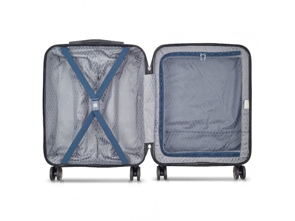 Kabinový kufr Delsey Air Armour SLIM 55 cm 386680302 - modrý
