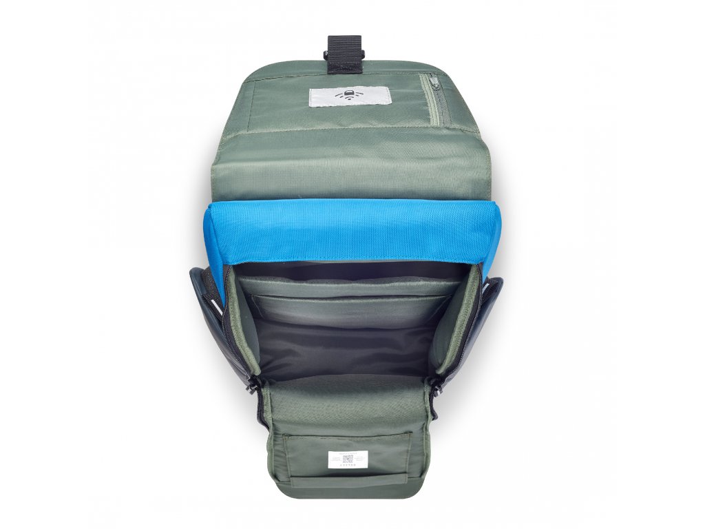 Batoh na notebook 16" Delsey Securflap 202061002 - modrý