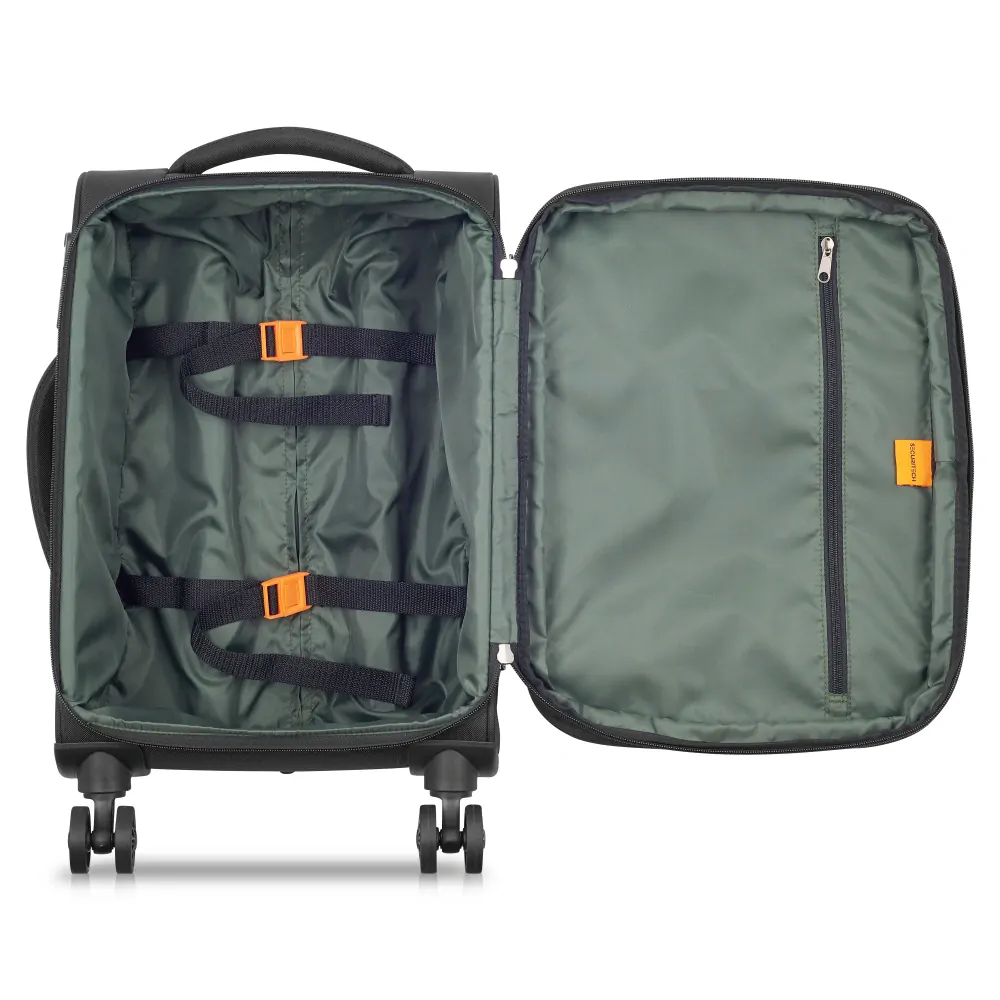 Kabinový kufr Securitech by Delsey Vanguard 55 cm EXP 400380100 - černý