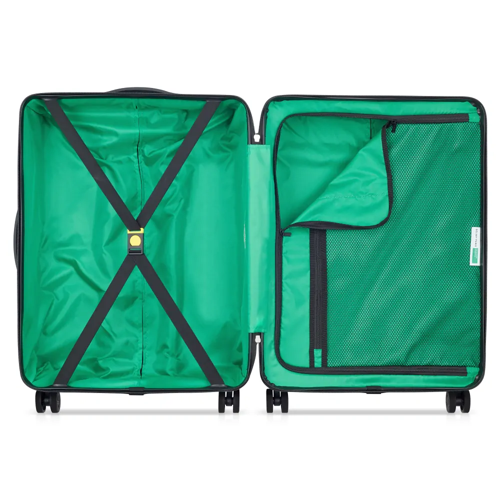 Cestovní kufr Delsey X Benetton NOW Hardside 66 cm 376281000 - černý