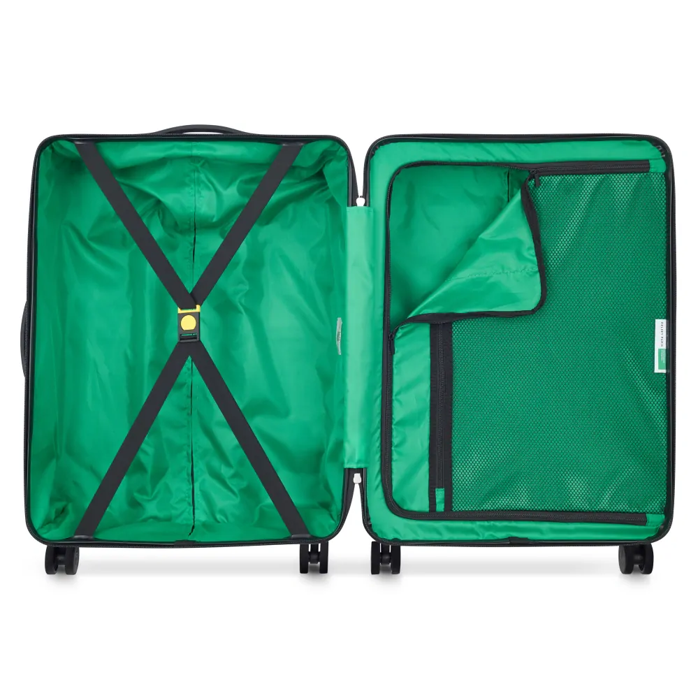 Cestovní kufr Delsey X Benetton NOW Hardside 66 cm 376281004 - červený