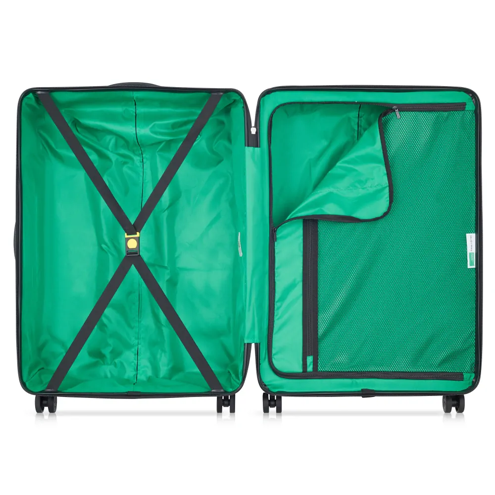 Cestovní kufr Delsey X Benetton NOW Hardside 76 cm 376282100 - černý