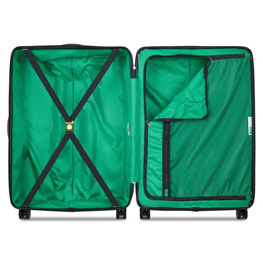 Cestovní kufr Delsey X Benetton NOW Hardside 76 cm 376282102 - modrý