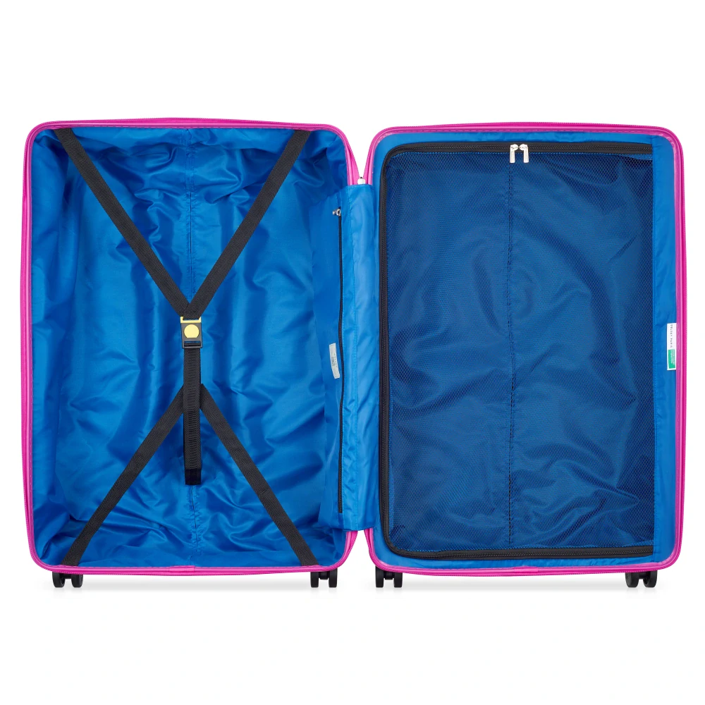 Cestovní kufr Delsey X Benetton Fabrica 76 cm 376682112 - modrý