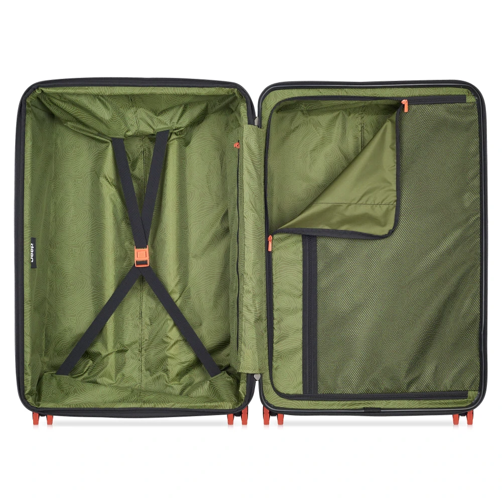 Cestovní kufr Delsey X JEEP JH001A 76 cm EXP 274682103 - zelený