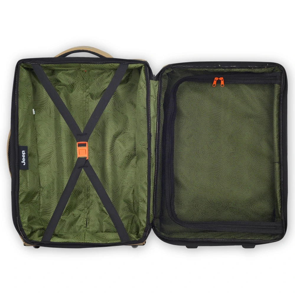 Cestovní taška na kolečkách Delsey X JEEP JS006B 55 cm 274021007 - béžová