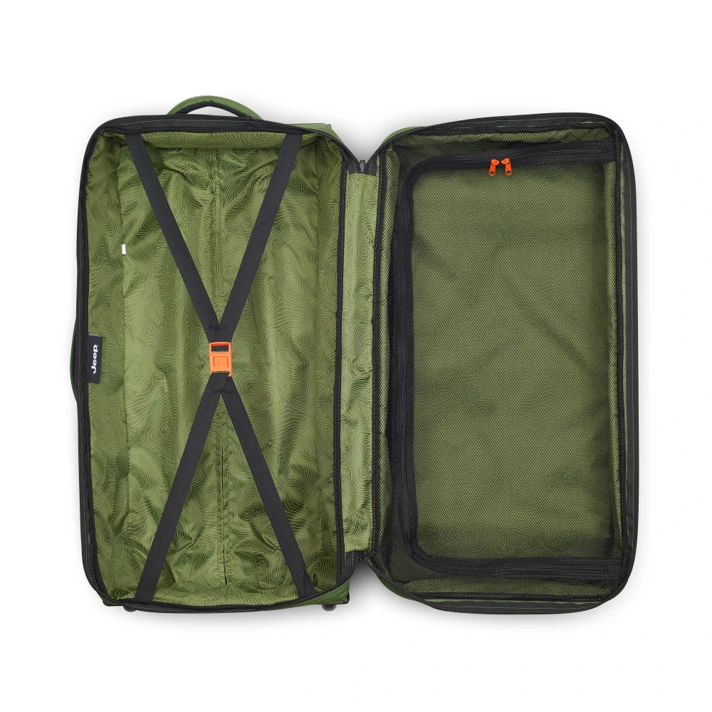 Cestovní taška na kolečkách Delsey X JEEP JS006B 73 cm 274024013 - zelená