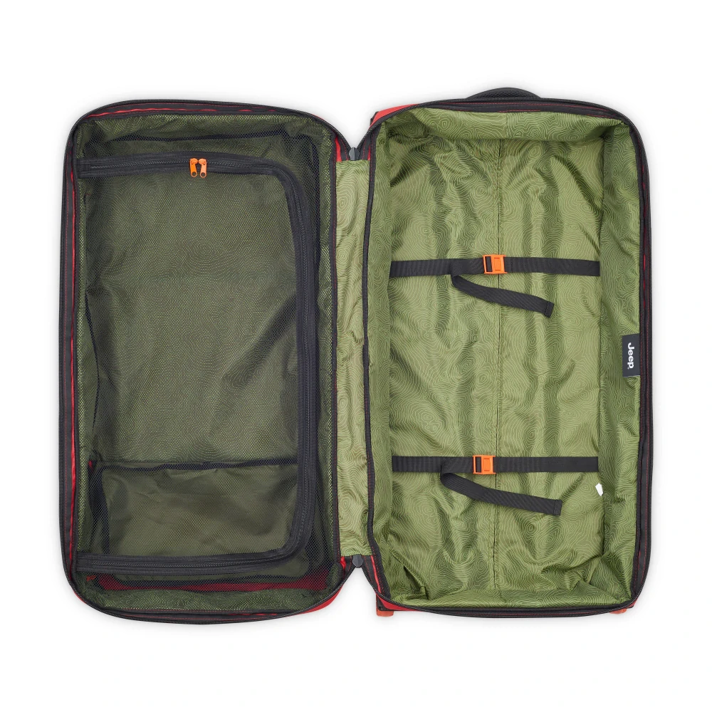 Cestovní taška na kolečkách Delsey X JEEP JS006B 82 cm 274026004 - červená