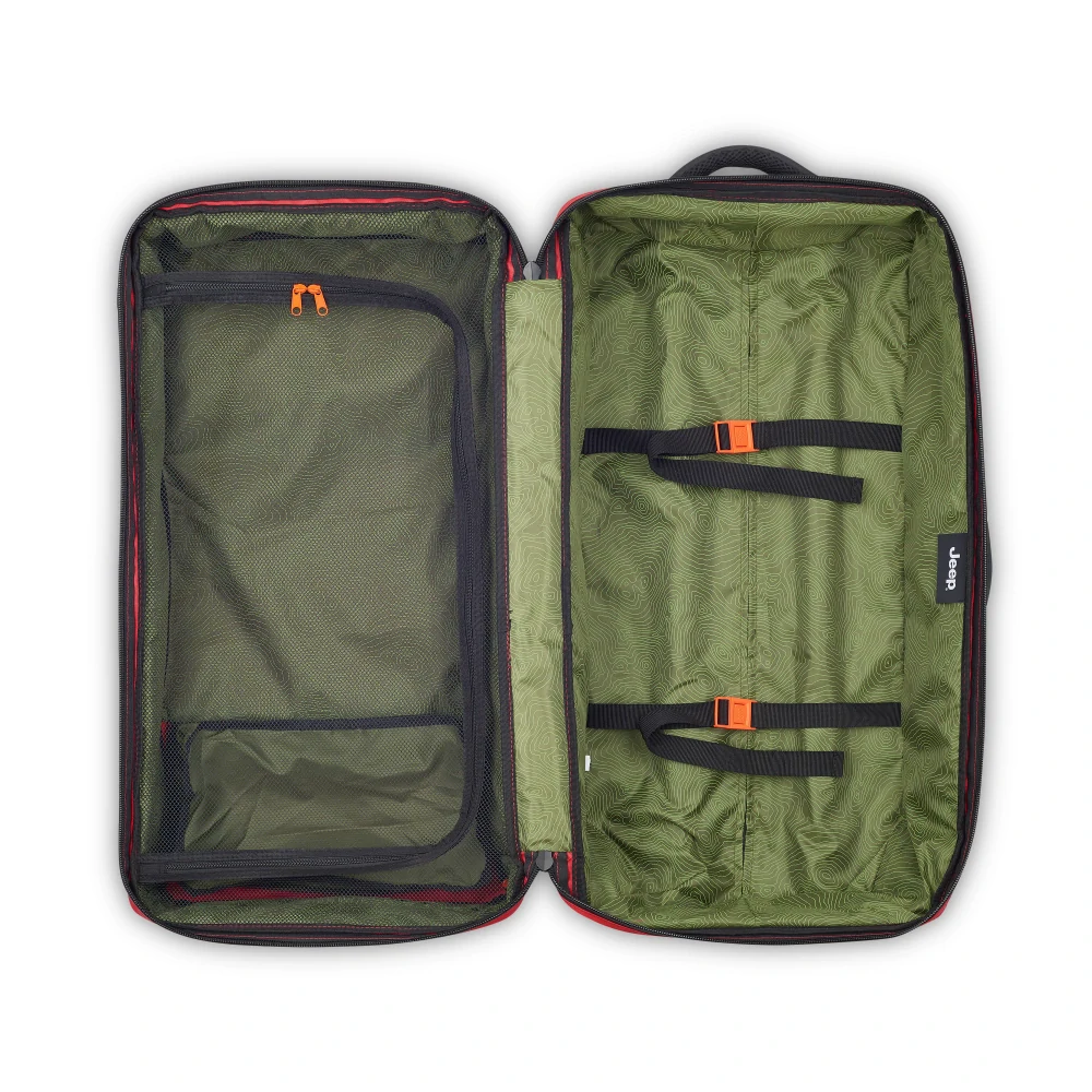 Cestovní taška na kolečkách Delsey X JEEP JS005A 73 cm 274324004 - červená