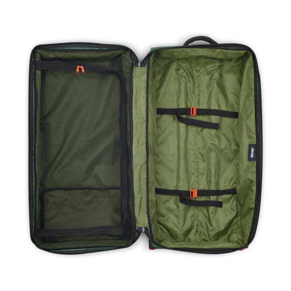 Cestovní taška na kolečkách Delsey X JEEP JS005A 82 cm 274326013 - zelená