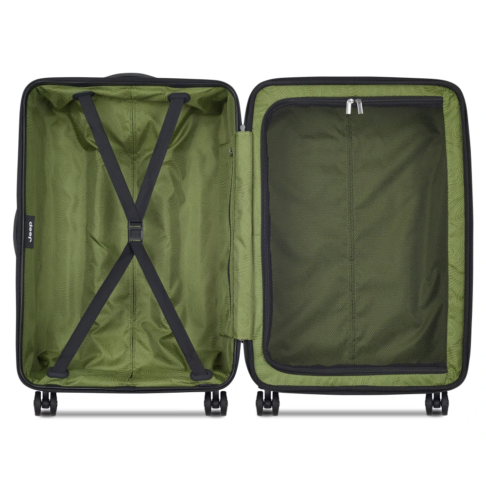Cestovní kufr Delsey X JEEP JH004C 68 cm EXP 374482003 - zelený