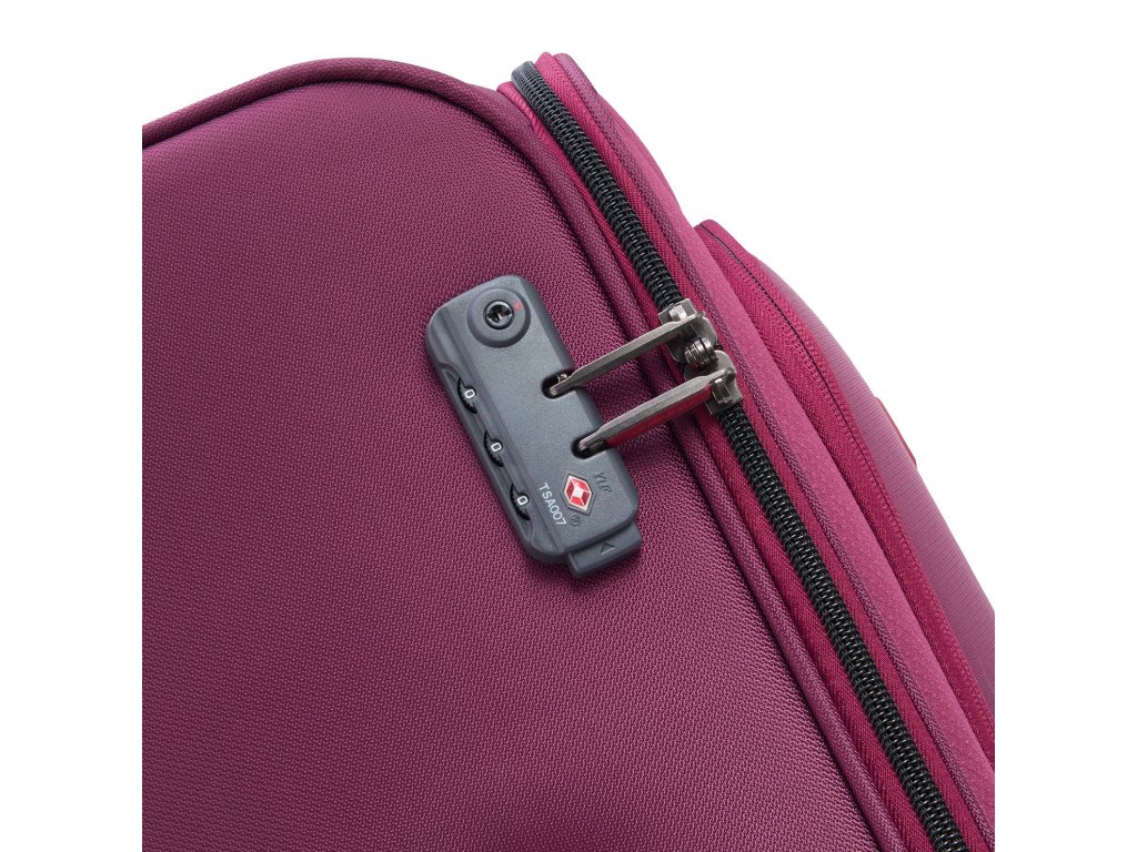 Cestovní kufr Delsey Caracas 78 cm 390782108 - fialový
