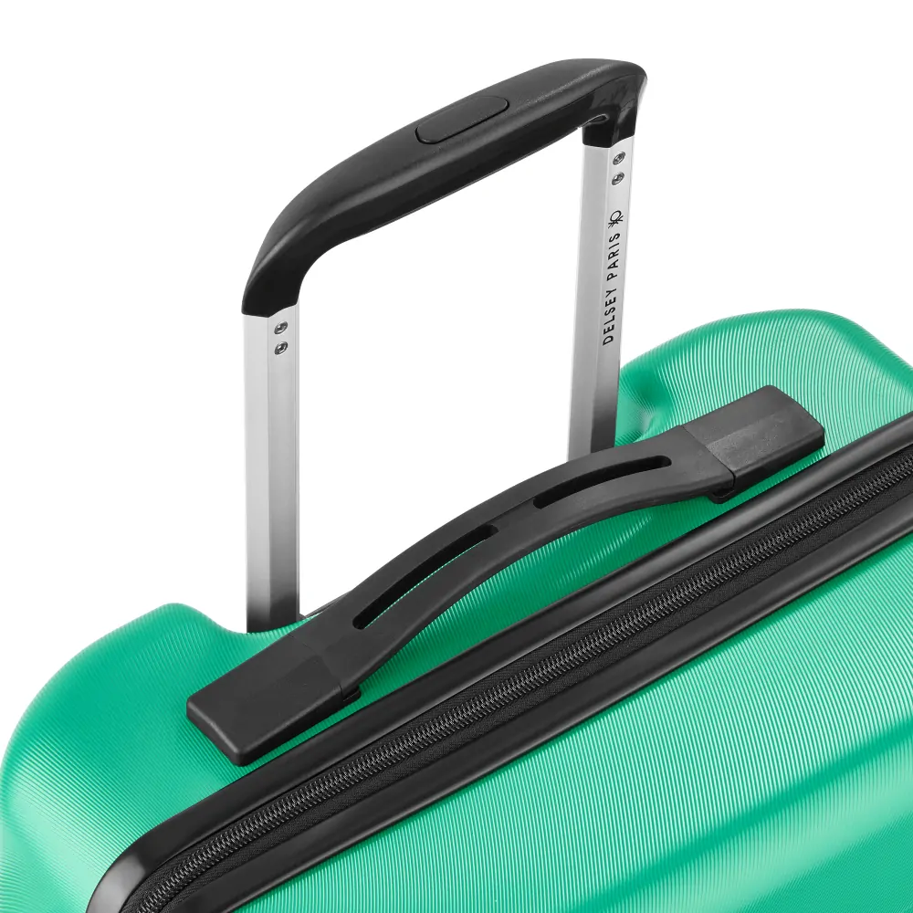 Kabinový kufr Delsey X Benetton NOW Hardside SLIM 55 cm 376280303 - zelený