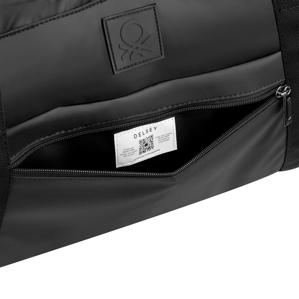 Cestovní taška Delsey X Benetton NOW Softside 55 cm 328840300 - černá