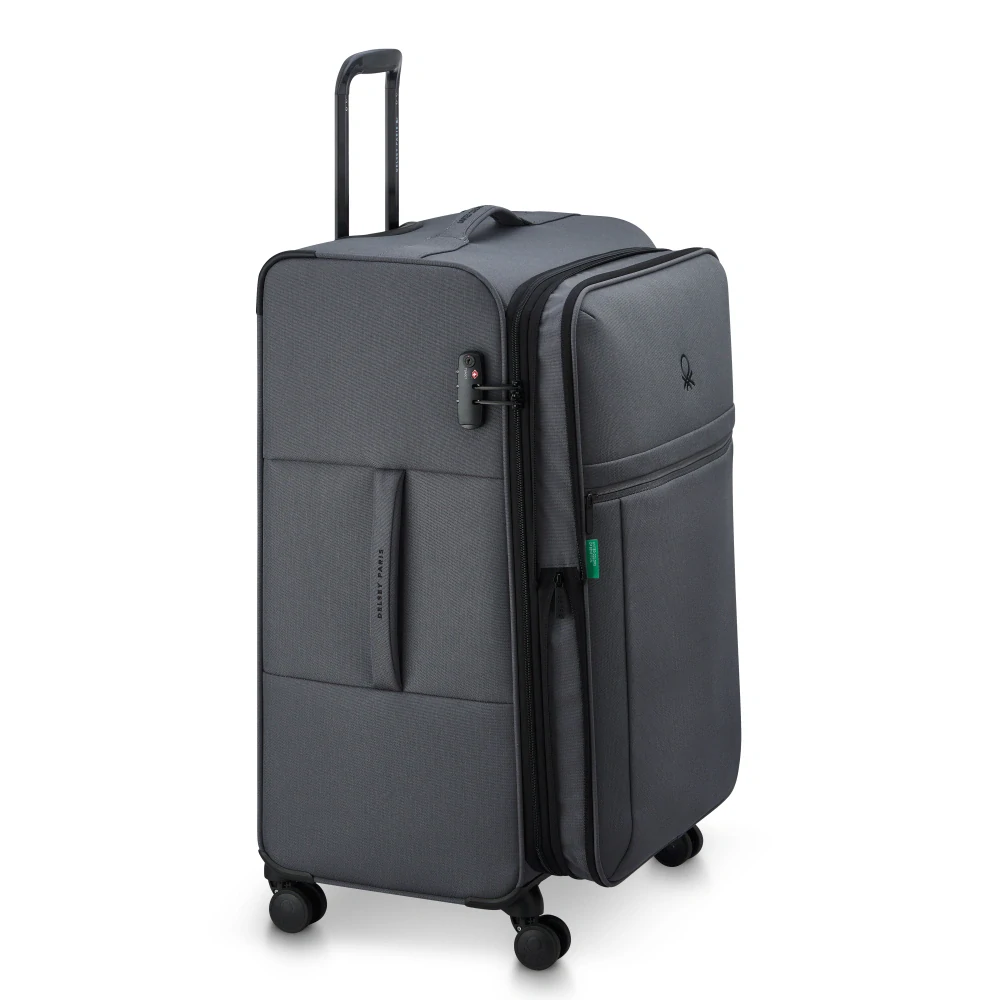 Cestovní kufr Delsey X Benetton BE 76 cm EXP 376382101 - šedý