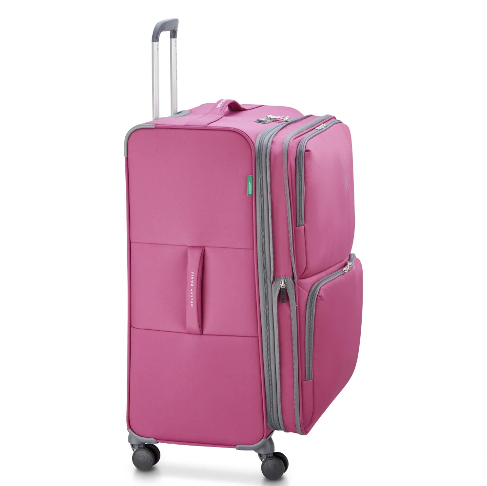 Cestovní kufr Delsey X Benetton UCB Softside 76 cm EXP 376782109 - vínový