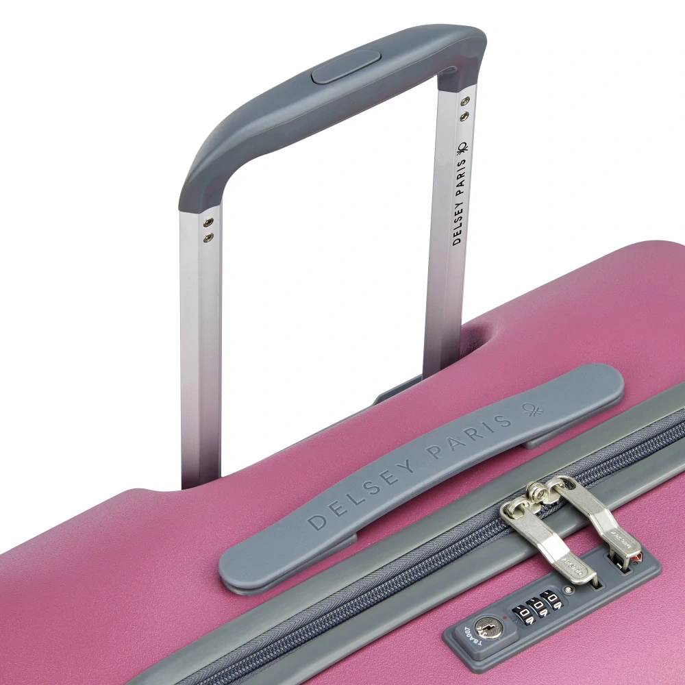 Cestovní kufr Delsey X Benetton UCB Hardside 66 cm 376881009 - růžový