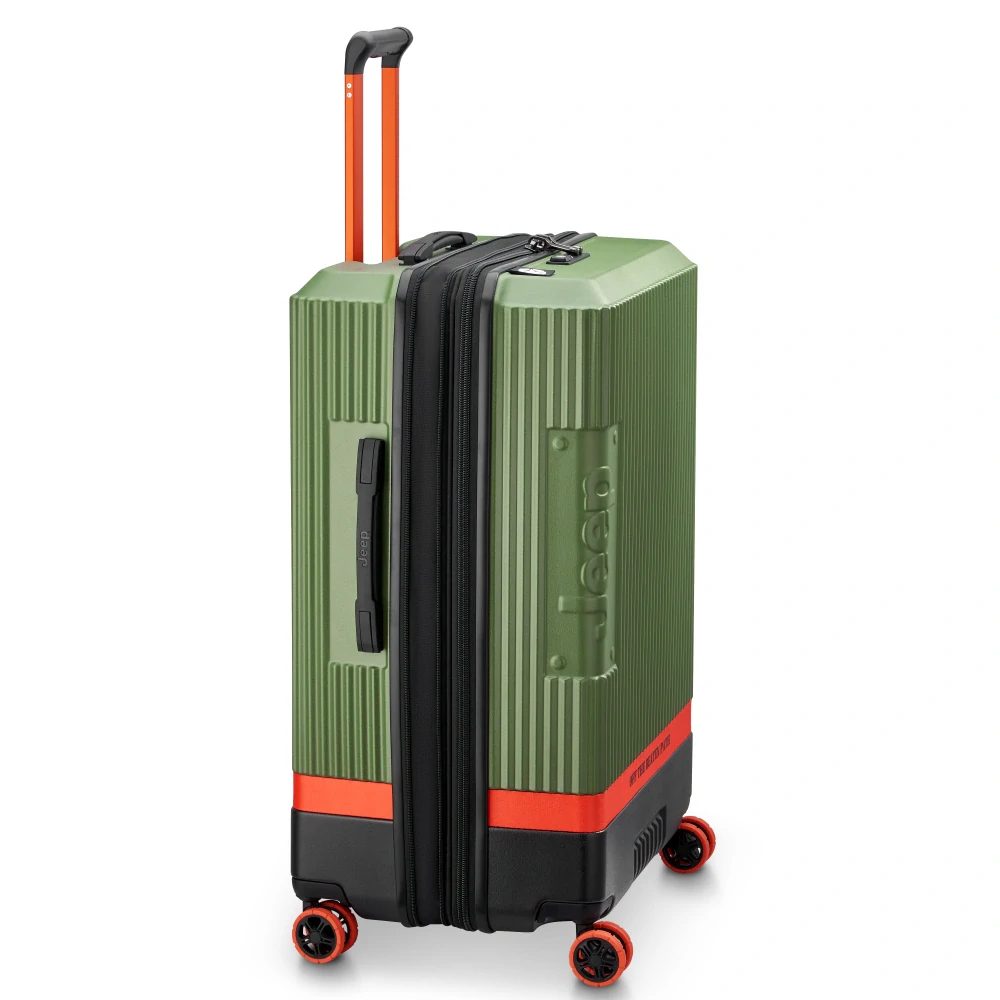 Cestovní kufr Delsey X JEEP JH001A 76 cm EXP 274682103 - zelený