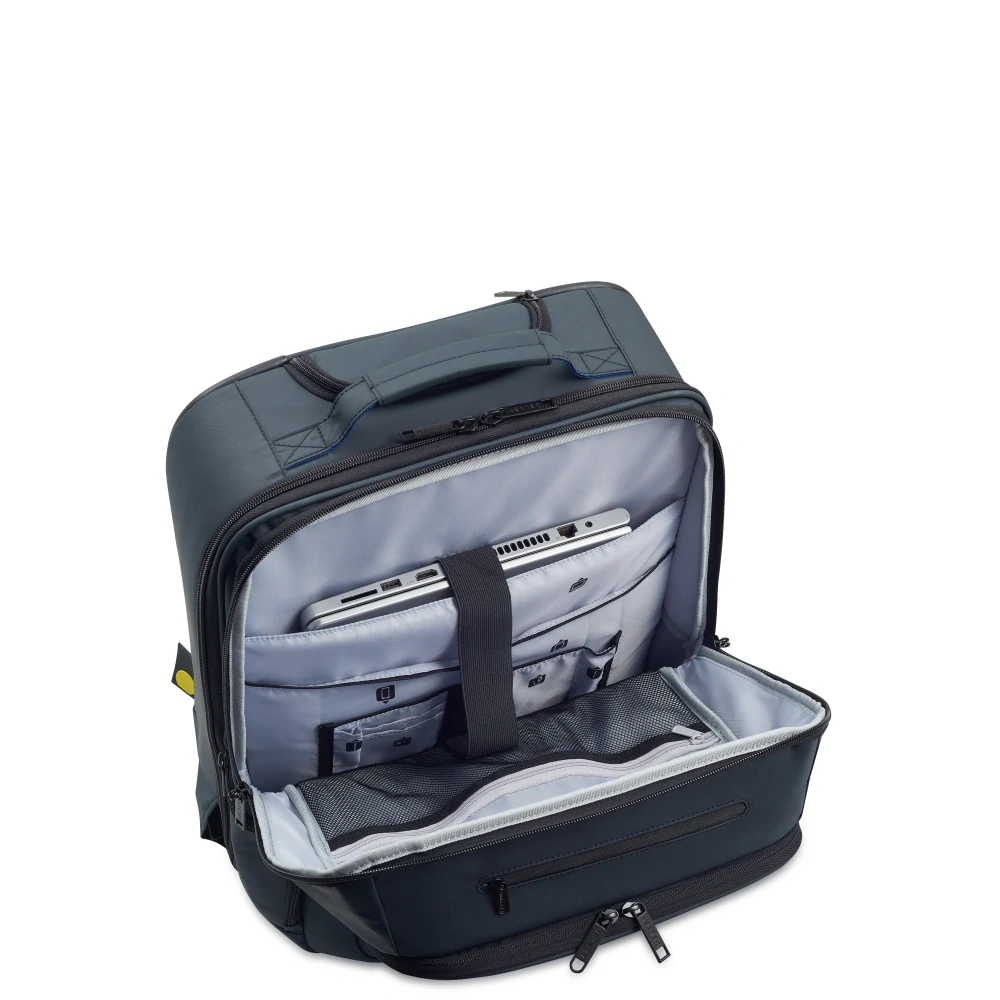 Batoh na kolečkách s trolley Delsey Parvis Plus 394465911 - antracitově šedý