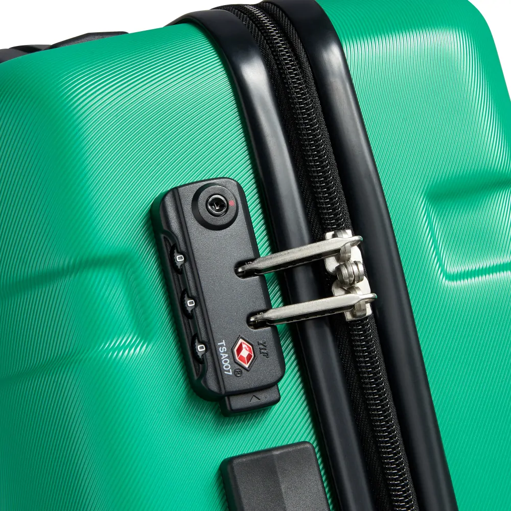 Kabinový kufr Delsey X Benetton NOW Hardside SLIM 55 cm 376280303 - zelený