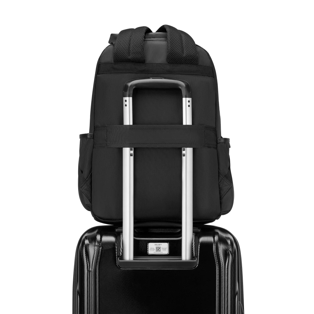 Batoh Delsey X Benetton Color Block 376461000 - černý