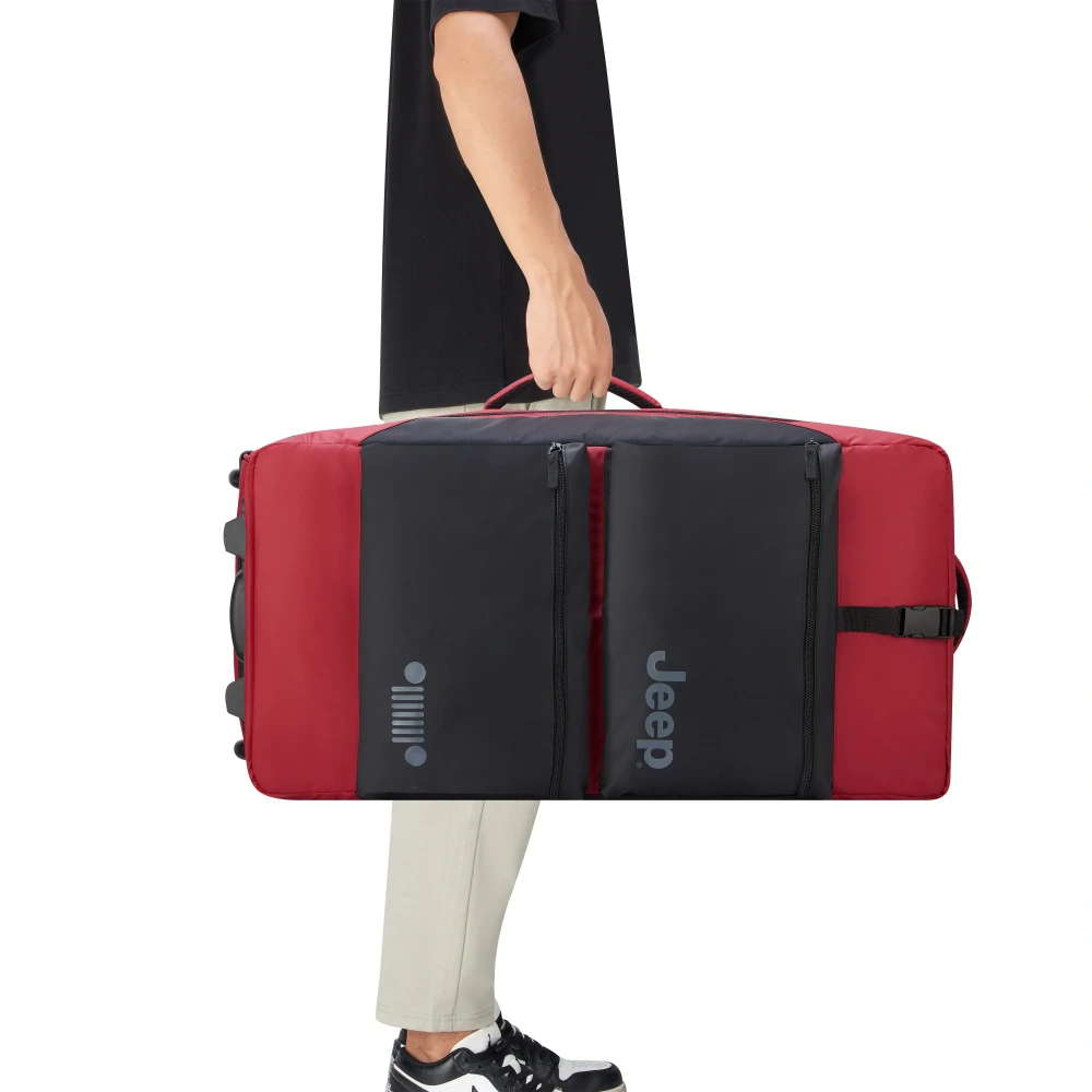 Cestovní taška na kolečkách Delsey X JEEP JS006B 73 cm 274024004 - červená
