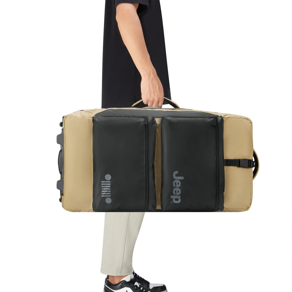 Cestovní taška na kolečkách Delsey X JEEP JS006B 73 cm 274024007 - béžová