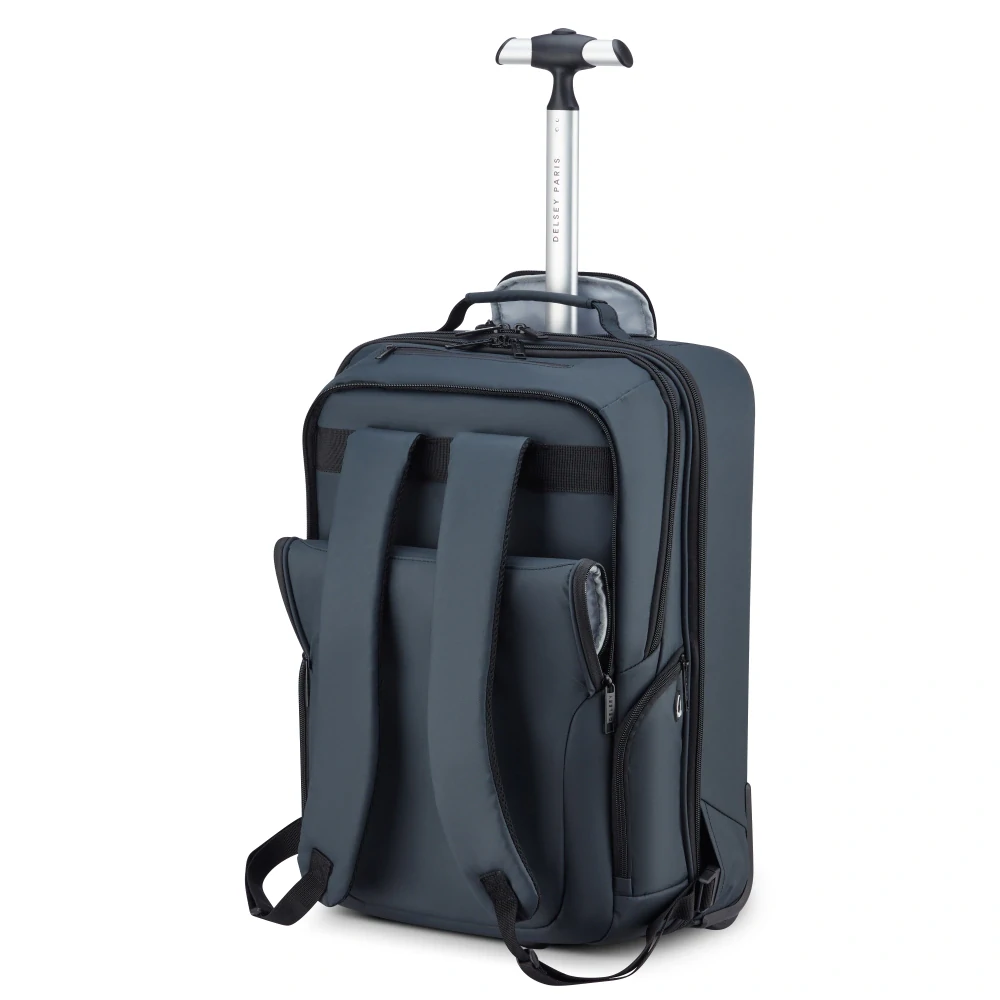 Batoh na kolečkách s trolley Delsey Parvis Plus 394465911 - antracitově šedý