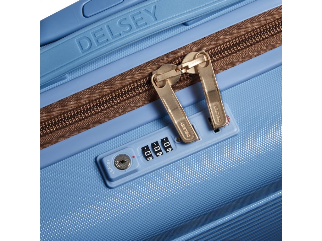 Cestovní kufr Delsey Freestyle 76 cm 385982142 - modrý