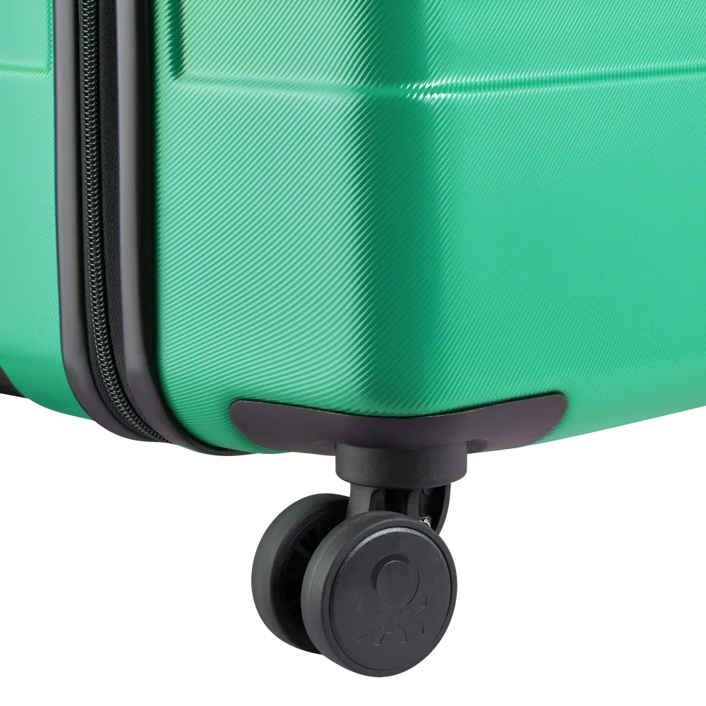 Cestovní kufr Delsey X Benetton NOW Hardside 66 cm 376281003 - zelený