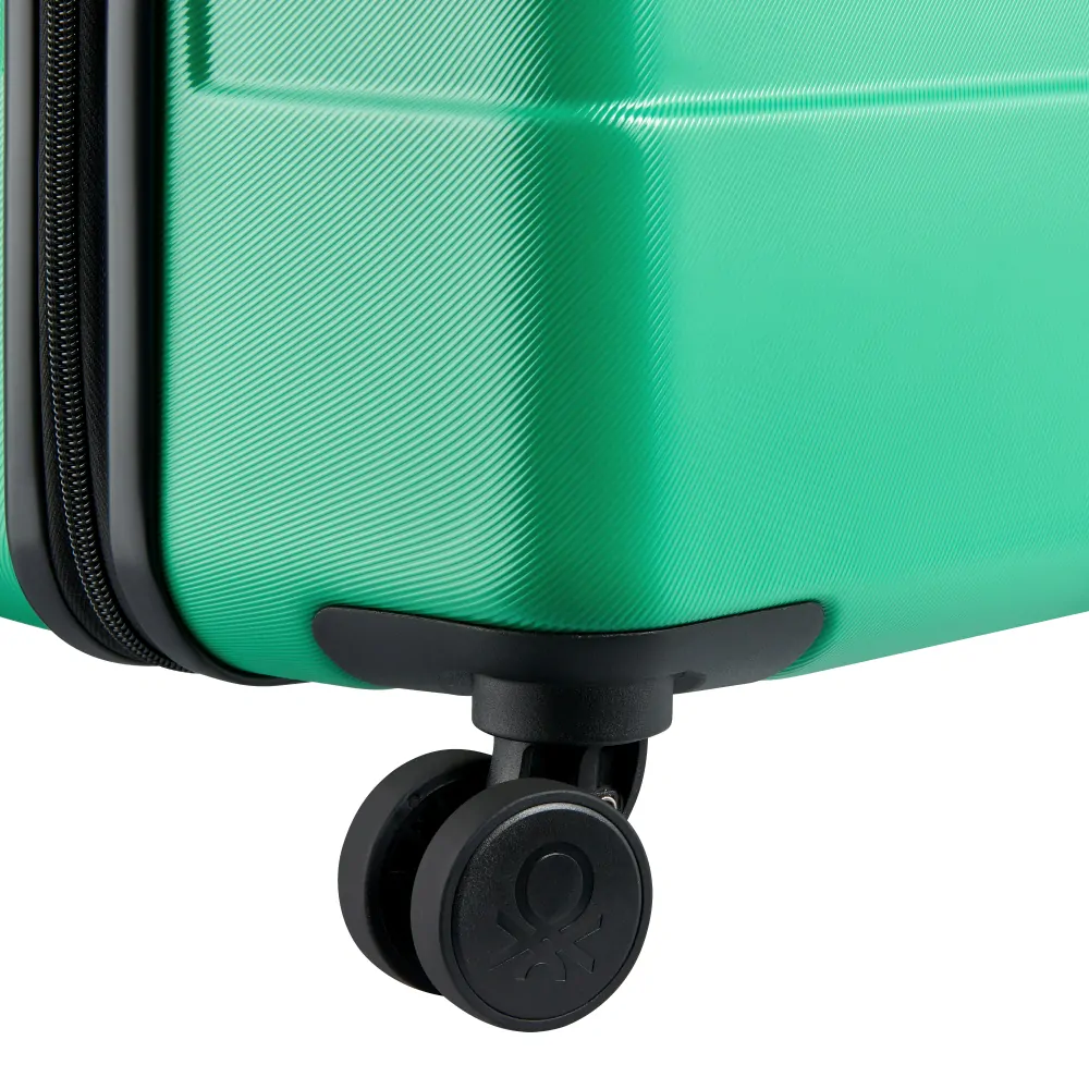 Cestovní kufr Delsey X Benetton NOW Hardside 76 cm 376282103 - zelený