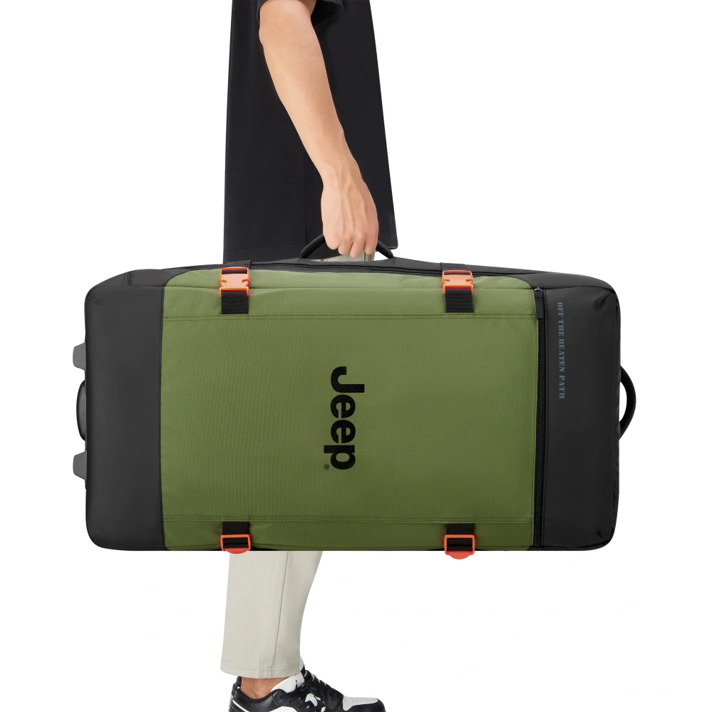 Cestovní taška na kolečkách Delsey X JEEP JS007C 82 cm 374026045 - zelená