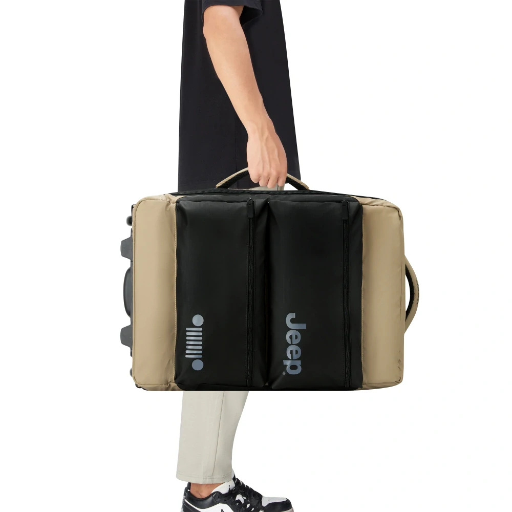 Cestovní taška na kolečkách Delsey X JEEP JS006B 55 cm 274021007 - béžová