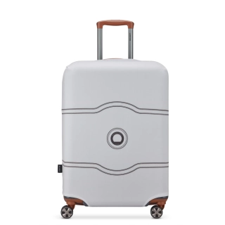 Obal na kufr Delsey Paris 395018915 velikost M - krémový "Angora"